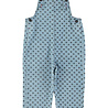 Piupiuchick Dungarees | washed blue denim w/ black hearts Piupiuchick Dungarees | washed blue denim w/ black hearts