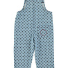 Piupiuchick Dungarees | washed blue denim w/ black hearts Piupiuchick Dungarees | washed blue denim w/ black hearts