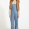 Piupiuchick Dungarees | washed blue denim w/ black hearts Piupiuchick Dungarees | washed blue denim w/ black hearts