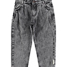 Piupiuchick Mom fit trousers | washed black denim Piupiuchick Mom fit trousers | washed black denim