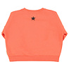 Piupiuchick Sweatshirt | orange w/ "music" print Piupiuchick Sweatshirt | orange w/ "music" print
