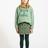 Piupiuchick Sweatshirt | green w/ "rock & roll" print Piupiuchick Sweatshirt | green w/ "rock & roll" print