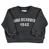 Piupiuchick Sweathirt | faded black w/ "Jimi Hendrix" print Piupiuchick Sweathirt | faded black w/ "Jimi Hendrix" print