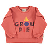 Piupiuchick Sweatshirt | pink w/ "groupie" print Piupiuchick Sweatshirt | pink w/ "groupie" print