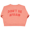 Piupiuchick Sweatshirt | pink w/ "hey jude" print Piupiuchick Sweatshirt | pink w/ "hey jude" print