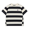 Repose 30. tee shirt graphite night block stripe