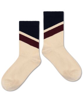 Repose AMS 81. sporty sock sand stripe Repose AMS 81. sporty sock sand stripe