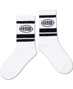 Repose 81. sporty sock white logo