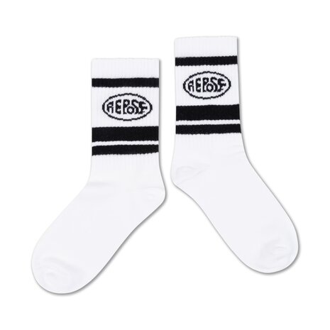 Repose 81. sporty sock white logo