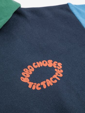 Bobo Choses Tic Tac Toe color block hoodie Bobo Choses Tic Tac Toe color block hoodie