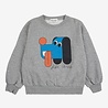 Bobo Choses grijs sweatshirt voor baby's en kids met honden print Bobo Choses grijs sweatshirt voor baby's en kids met honden print