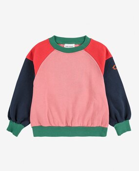 Bobo Choses Tic Tac Toe color block sweatshirt Bobo Choses Tic Tac Toe color block sweatshirt