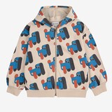 Bobo Choses Doggy Mate all over zipped hoodie Bobo Choses Doggy Mate all over zipped hoodie