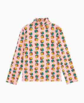 Bobo Choses Dices all over turtle neck T-shirt Bobo Choses Dices all over turtle neck T-shirt