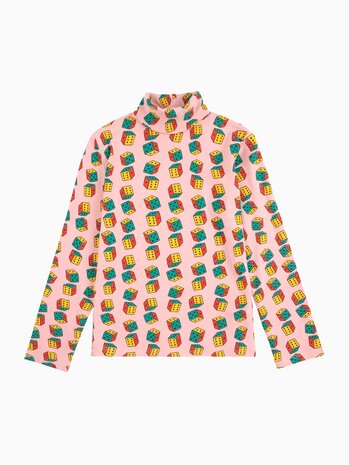 Bobo Choses Dices all over turtle neck T-shirt Bobo Choses Dices all over turtle neck T-shirt