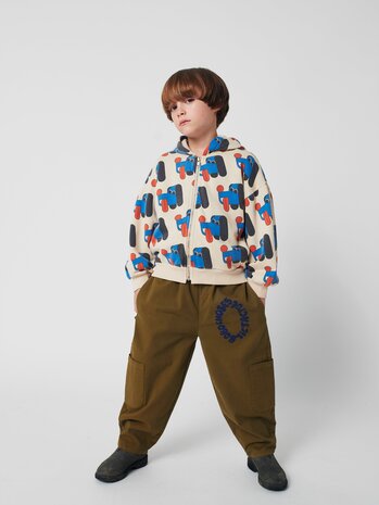 Bobo Choses Doggy Mate all over zipped hoodie Bobo Choses Doggy Mate all over zipped hoodie