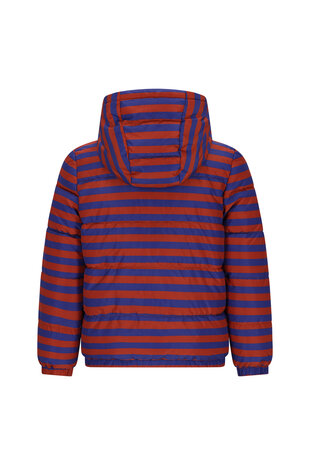 The New Chapter Mosi jacket aop stripes blue brown The New Chapter Mosi jacket aop stripes blue brown