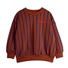 Mini Rodini Vertical stripe aop sweatshirt - Chapter 1 BROWN Mini Rodini Vertical stripe aop sweatshirt - Chapter 1 BROWN