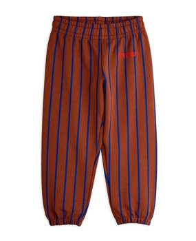 Mini Rodini Vertical stripe aop sweatpants - Chapter 1 BROWN