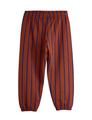 Mini Rodini Vertical stripe aop sweatpants - Chapter 1 BROWN