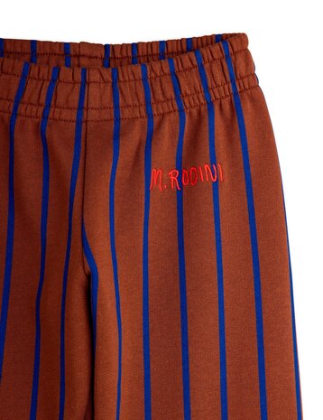 Mini Rodini Vertical stripe aop sweatpants - Chapter 1 BROWN