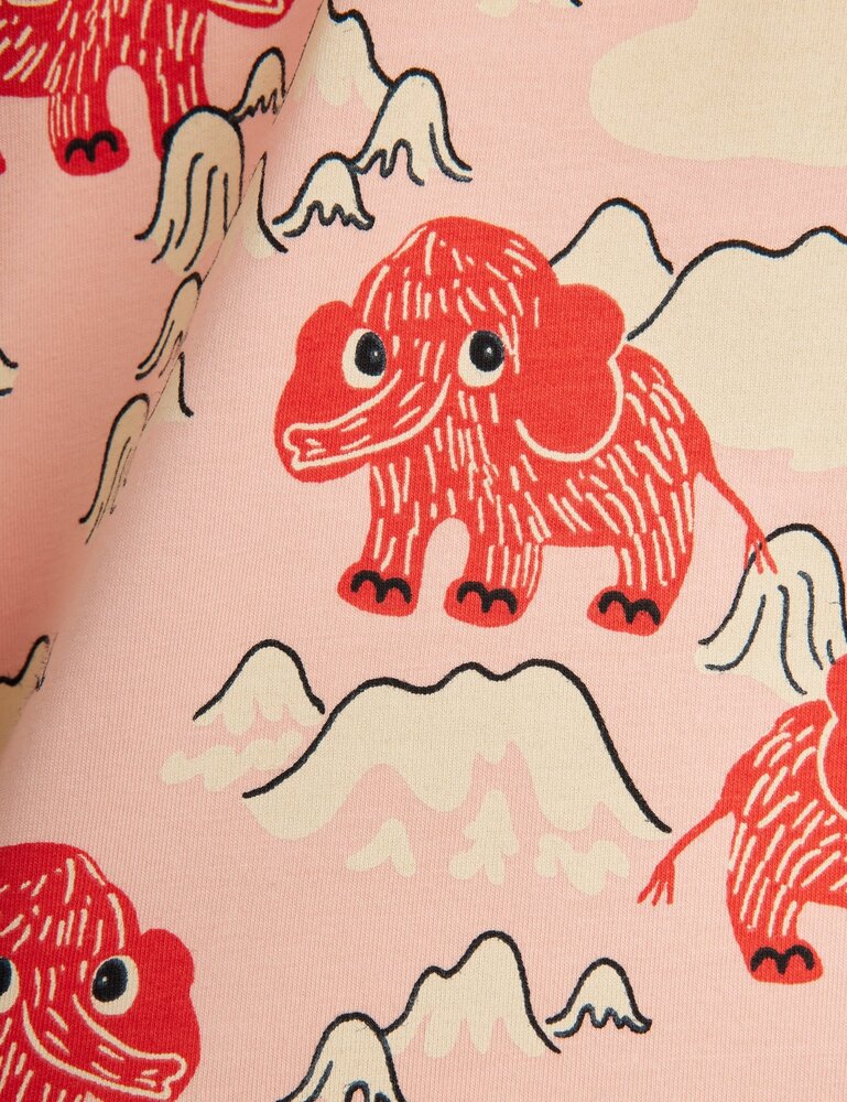 Mini Rodini Mammoth aop leggings - Chapter 1 PINK