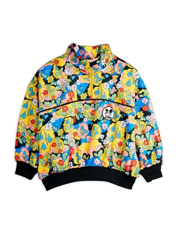 Mini Rodini Ritzratz patch half zip sweatshirt - Chapter 1 MULTI