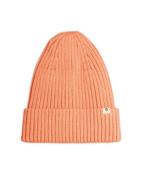 Mini Rodini Knitted rib fold up hat - Chapter 1 PINK Mini Rodini Knitted rib fold up hat - Chapter 1 PINK