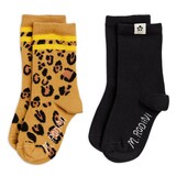 Mini Rodini Basic leopard 2-pack socks - Chapter 1 MULTI Mini Rodini Basic leopard 2-pack socks - Chapter 1 MULTI