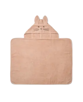 Liewood Vilas Rabbit Baby Hooded Towel 9470 Pale tuscany