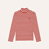 The Campamento Red Stripes Turtle Neck Tshirt The Campamento Red Stripes Turtle Neck Tshirt