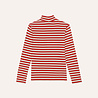 The Campamento Red Stripes Turtle Neck Tshirt The Campamento Red Stripes Turtle Neck Tshirt