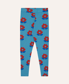 The Campamento Big Flowers Blue Leggings The Campamento Big Flowers Blue Leggings