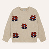 The Campamento Flowers Ecru Jumper The Campamento Flowers Ecru Jumper