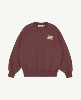 Main Story Crew Sweatshirt Burgundy Fleece Main Story Crew Sweatshirt Burgundy Fleece
