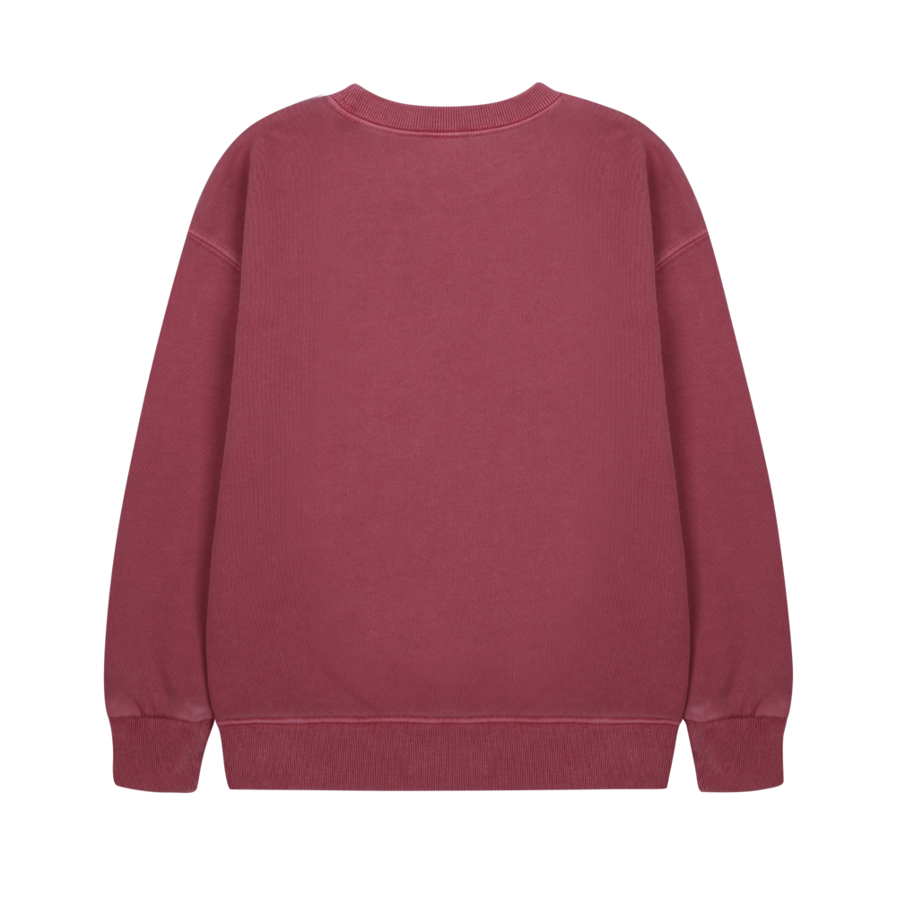 Jelly Mallow Flying Bird Pigment Sweatshirt Jelly Mallow Flying Bird Pigment Sweatshirt