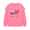 Jelly Mallow Together Pigment Ruffled Sweatshirt Jelly Mallow Together Pigment Ruffled Sweatshirt