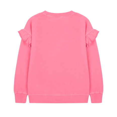Jelly Mallow Together Pigment Ruffled Sweatshirt Jelly Mallow Together Pigment Ruffled Sweatshirt