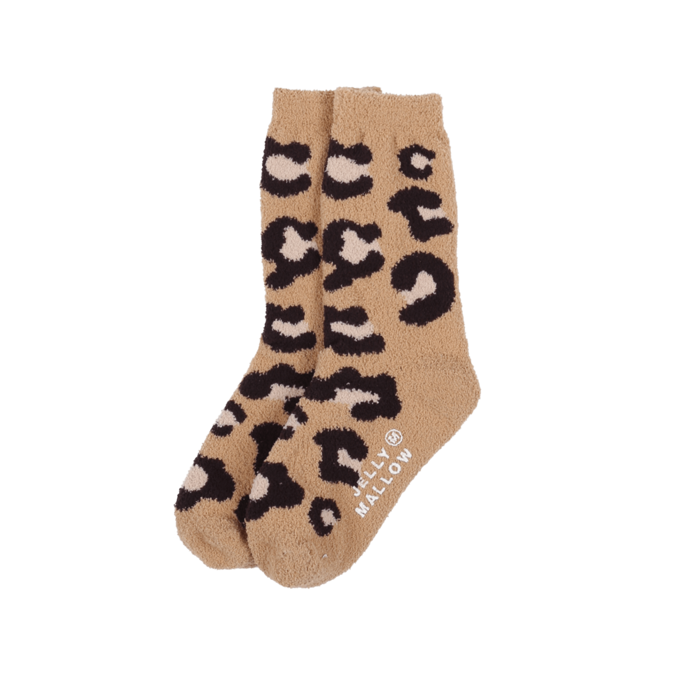 Jelly Mallow Leopard Tarry Socks Set