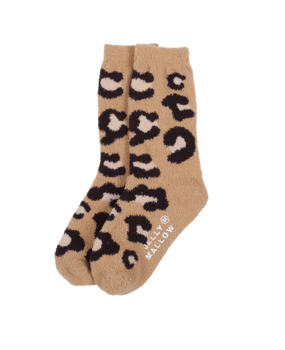 Jelly Mallow Leopard Tarry Socks Set