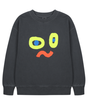 Jelly Mallow Catchy Face Pigment Sweatshirt