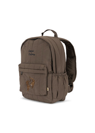 Konges Slojd Juno Quilted Backpack Midi Walnut Konges Slojd Juno Quilted Backpack Midi Walnut