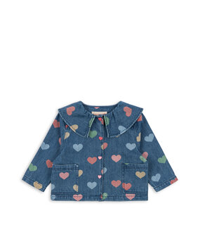 Konges Slojd Magot Denim Shirt Bon Coeur Coloré Konges Slojd Magot Denim Shirt Bon Coeur Coloré
