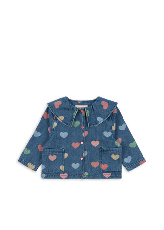 Konges Slojd Magot Denim Shirt Bon Coeur Coloré Konges Slojd Magot Denim Shirt Bon Coeur Coloré