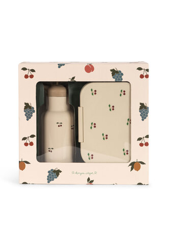 Konges Slojd Lunch Box Set Cherry Blush Konges Slojd Lunch Box Set Cherry Blush