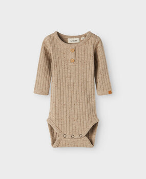 Lil Atelier 13234267 NBMOMILO LS NREG BODY LIL Pure Cashmere Lil Atelier 13234267 NBMOMILO LS NREG BODY LIL Pure Cashmere