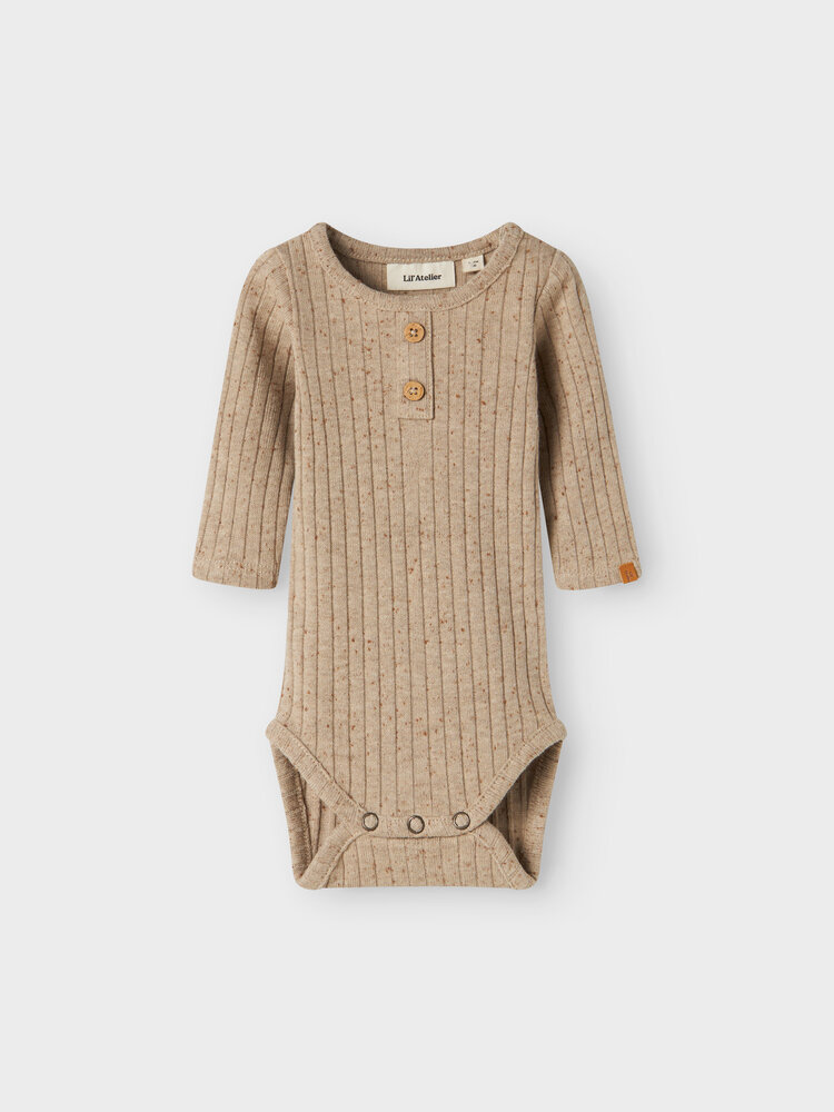 Lil Atelier 13234267 NBMOMILO LS NREG BODY LIL Pure Cashmere
