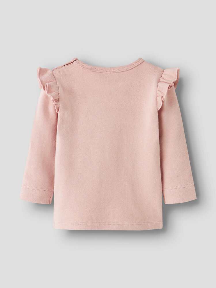 Lil Atelier 13251426 NBFTHORA HYK LS SLIM TOP LIL Cameo Rose