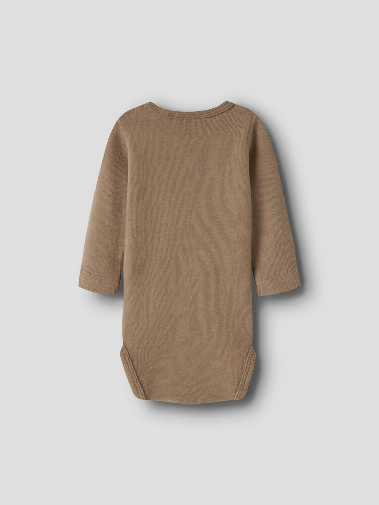 Lil Atelier 13247727 NBMTHORO LEO LS SLIM BODY LIL Sepia Tint