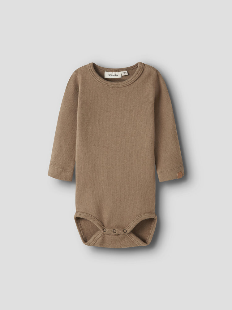 Lil Atelier 13247727 NBMTHORO LEO LS SLIM BODY LIL Sepia Tint